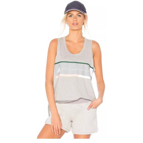 Stella McCartney x Adidas Size XS mesh tank Logo - Picture 2 of 12